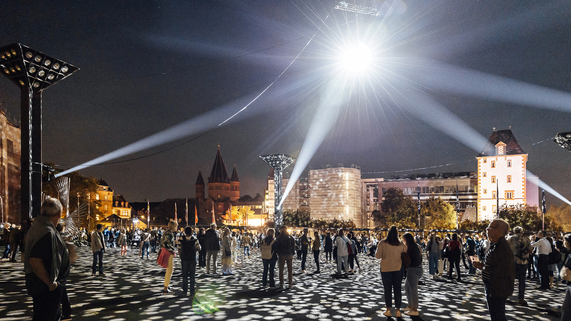 Mainz leuchtet – Das Late Light Festival Foto: Nikolas Fahlbusch / © Hochschule Mainz