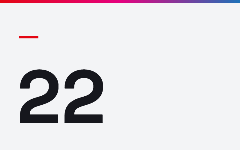 22 editions