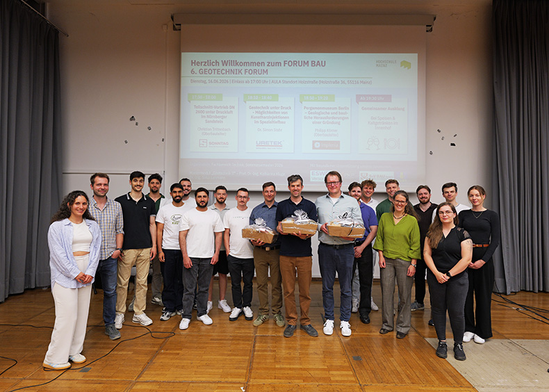 Gruppenbild vom 6. Geotechnik-Forum