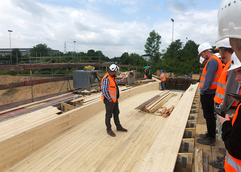 Baustelle Firma Schnorpfeil in Troisdorf