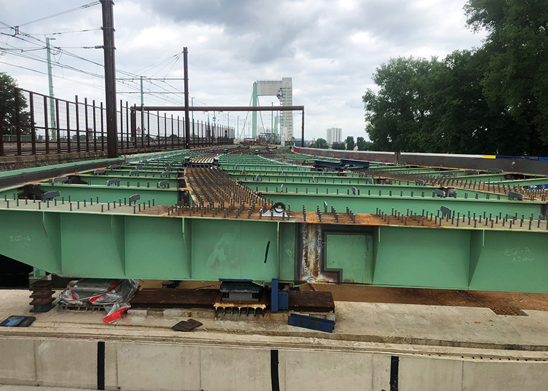 Baustelle Köln-Mülheimer Brücke