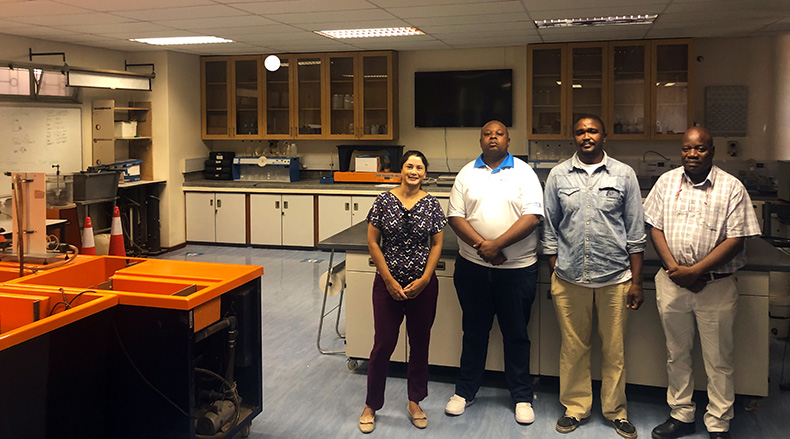 Visiting CPUT - Laboratory tour