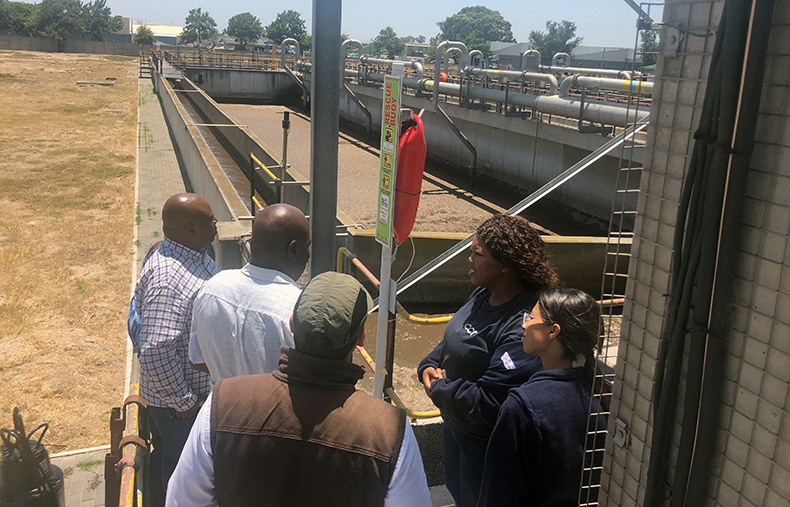 Visiting CPUT - Visit of the Bellville sewage treatment plant