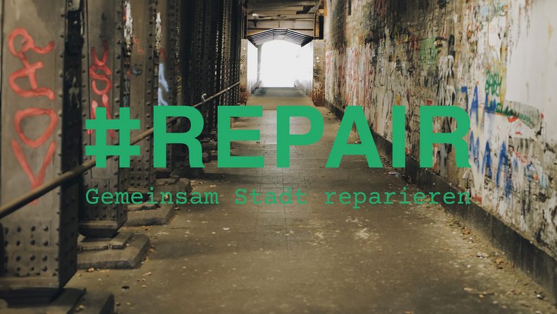 Ausstellung #repair – Gemeinsam Stadt reparieren Foto: Anne-Kathrin Brunier / © Hochschule Mainz 