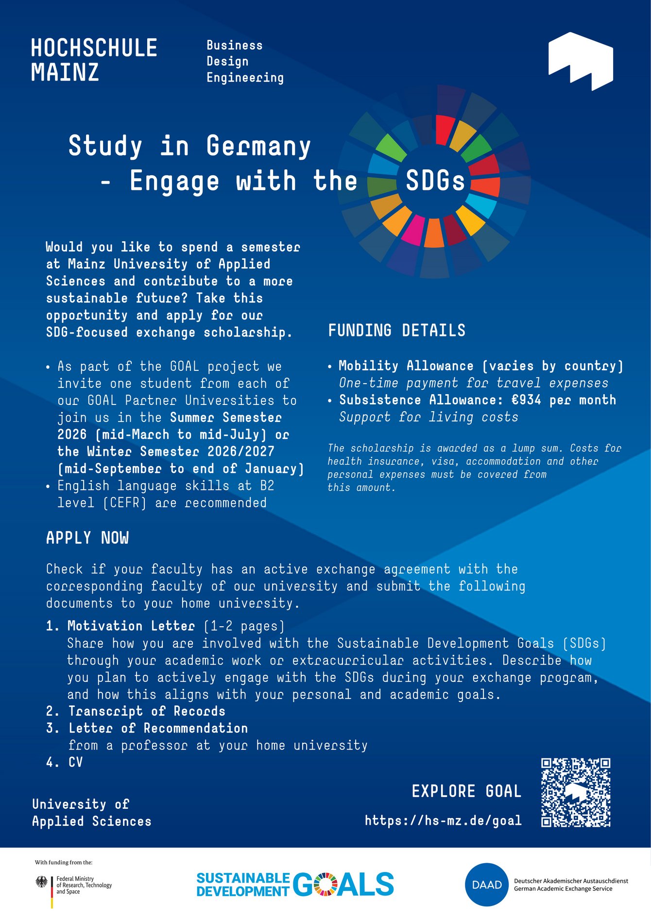 Information about GOAL Scholarships
